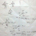 Coretan coretan perhitungan mencari sepertiga malam yang akhir